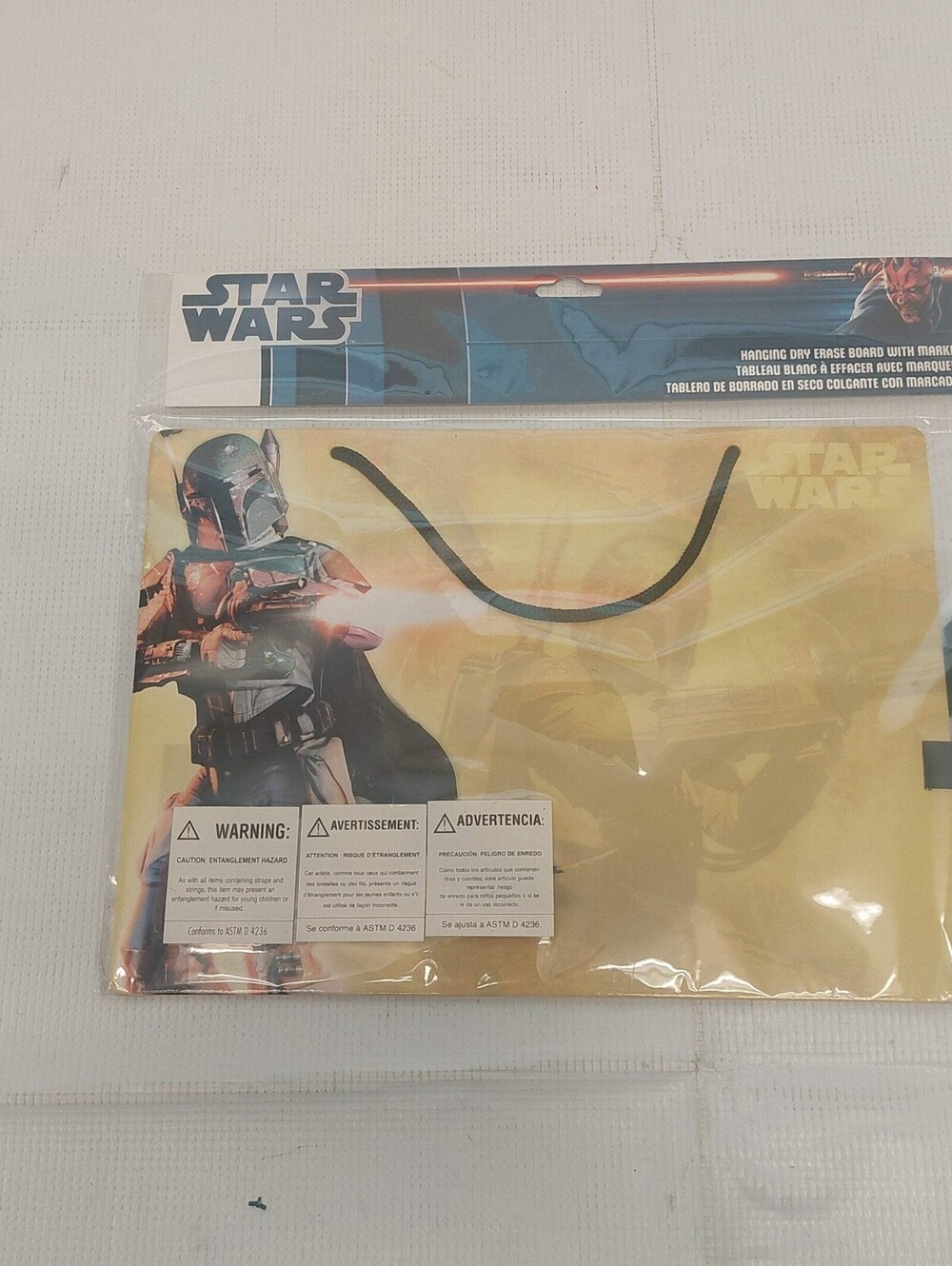 NEW Star Wars MANDALORIAN Hanging Dry Erase Board with Marker